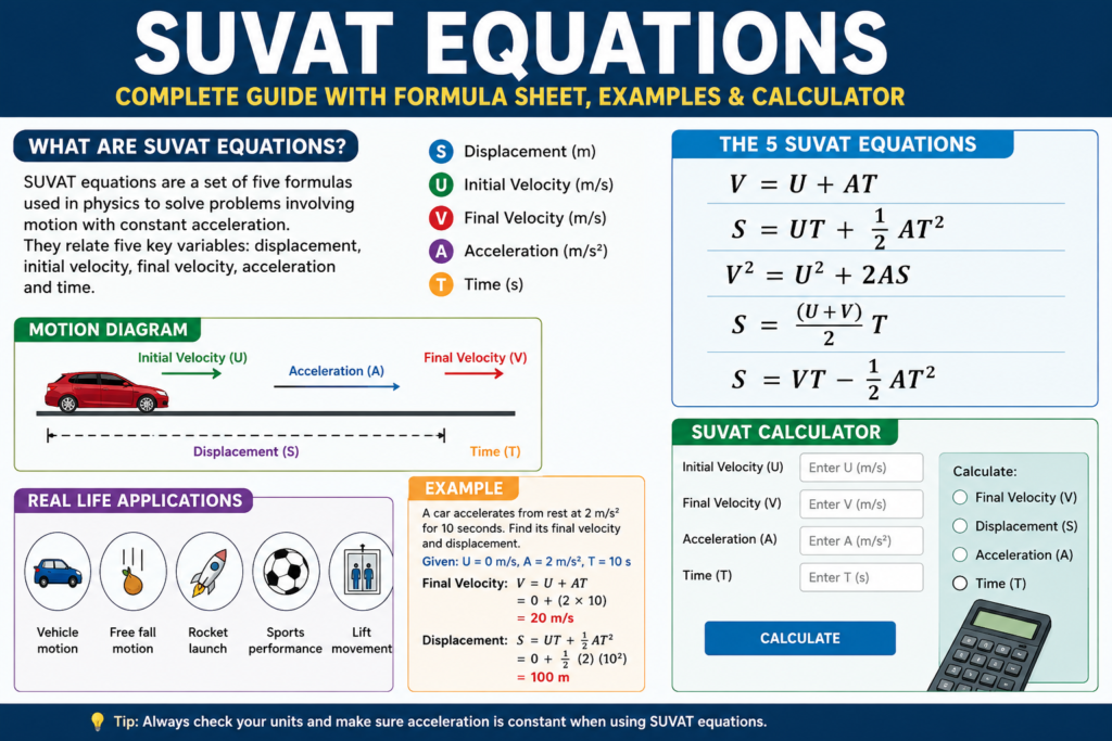 suvat equations
